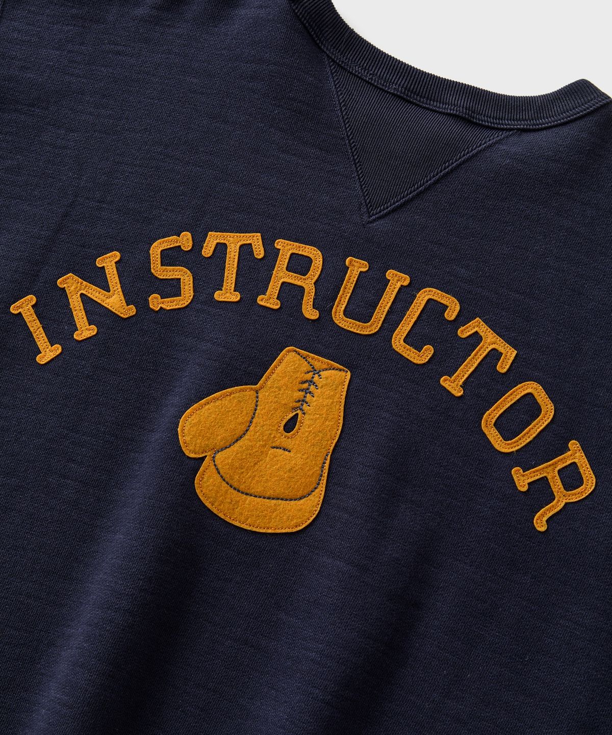 브론슨(BRONSON) Navy Yard Instructor Reverse Weave Sweatshirt Navy