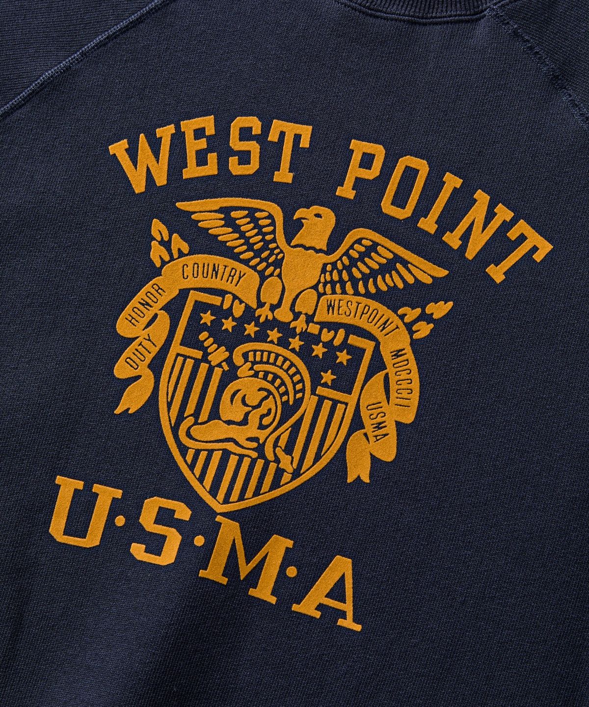 브론슨(BRONSON) Heavyweight USMA Raglan Sweatshirt Navy