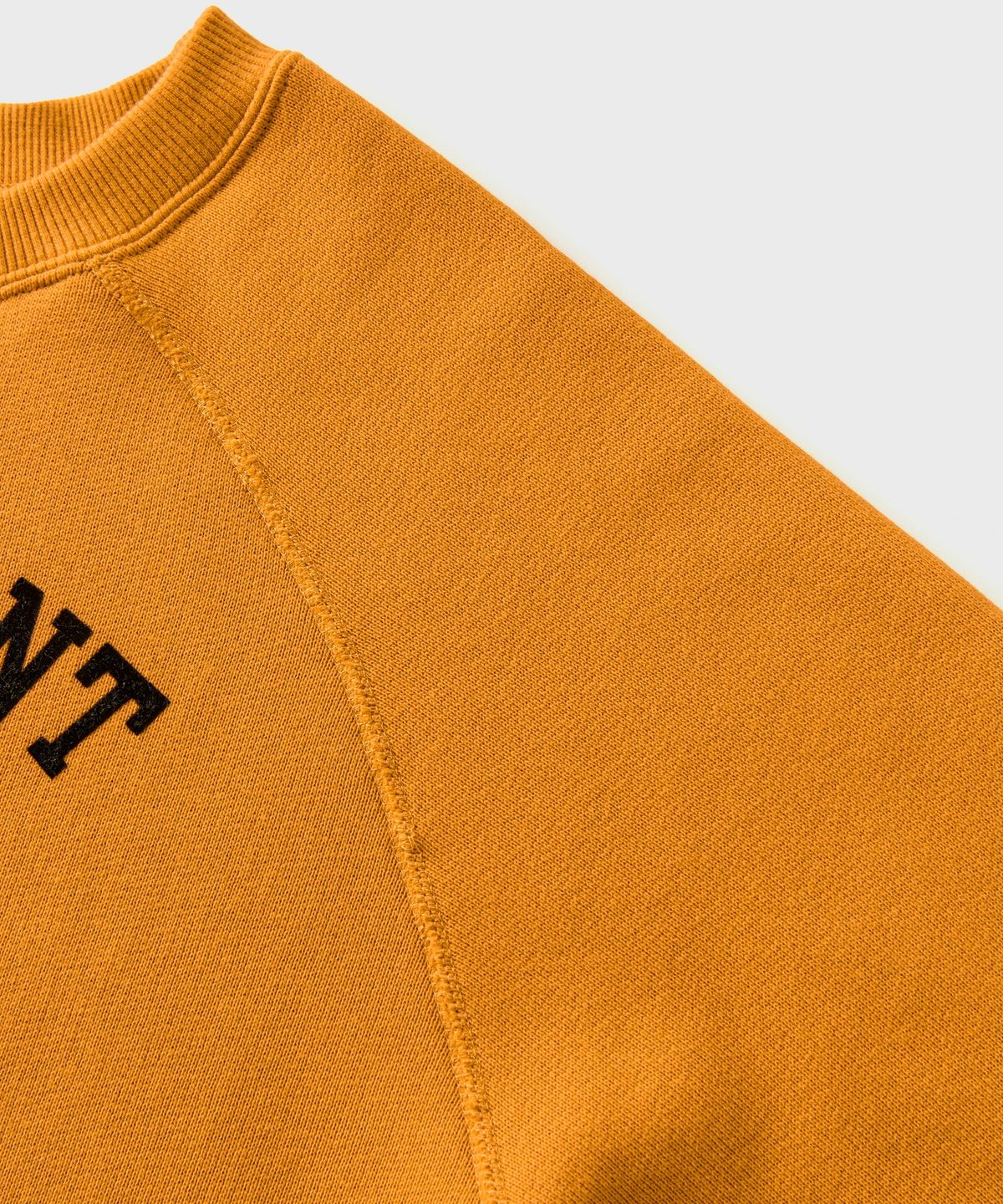 브론슨(BRONSON) Heavyweight USMA Raglan Sweatshirt Yellow