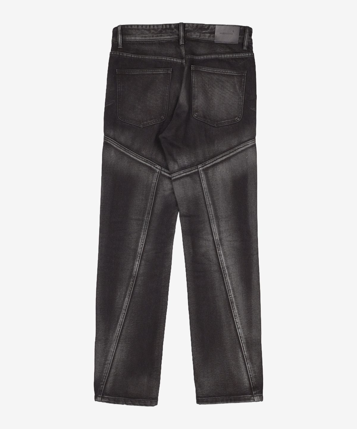 메종미네드(MAISON MINED) CURVE LEAD DENIM PANTS BLACK 48