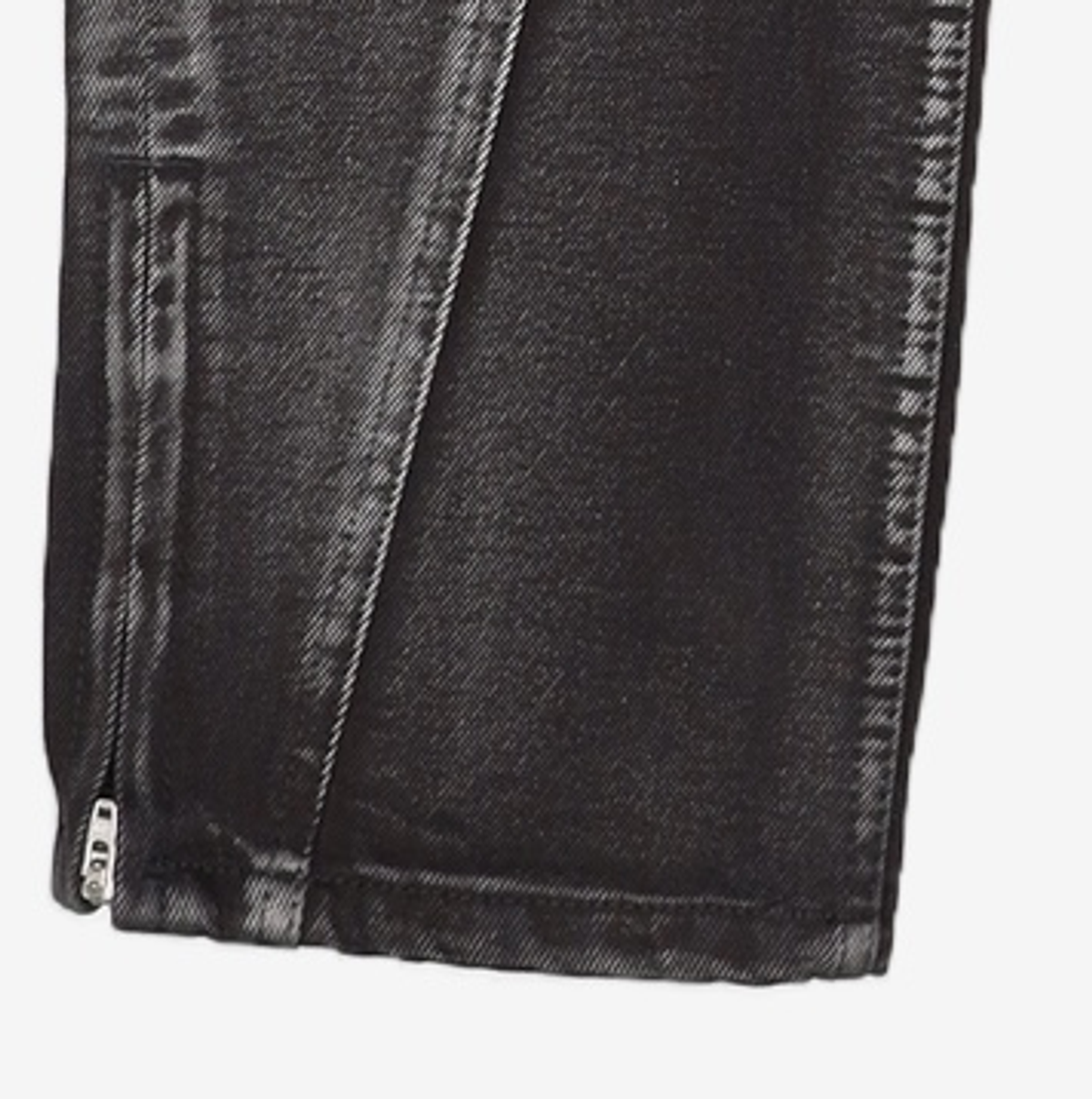 메종미네드(MAISON MINED) CURVE LEAD DENIM PANTS BLACK 48