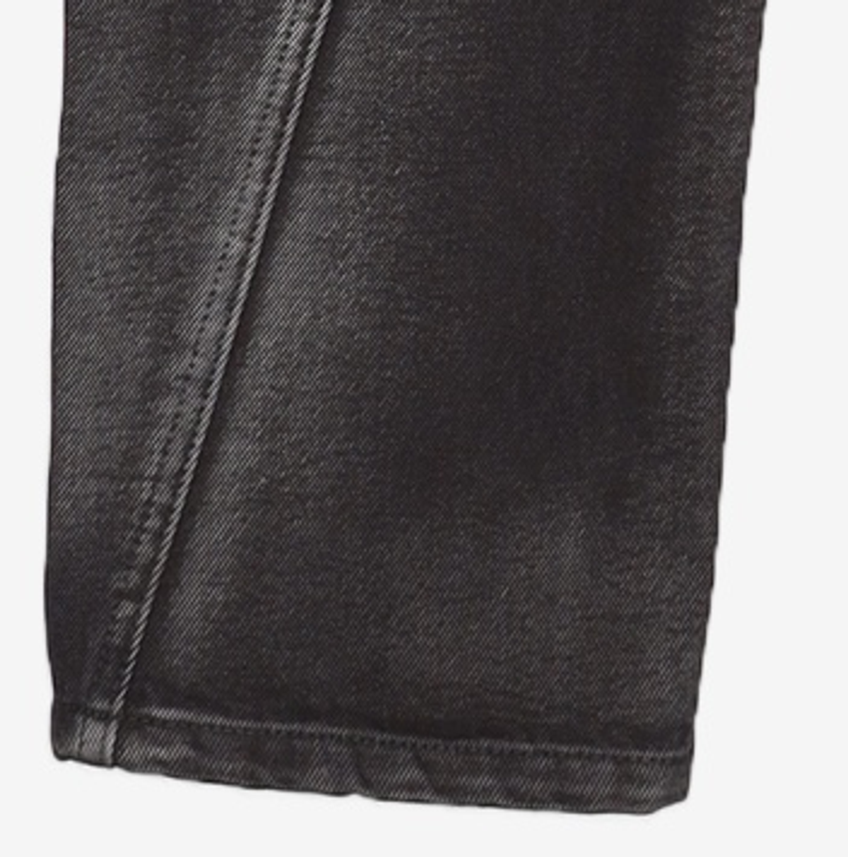 메종미네드(MAISON MINED) CURVE LEAD DENIM PANTS BLACK 48