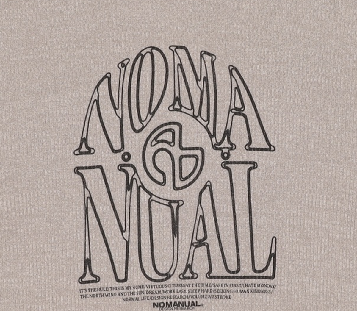 노매뉴얼(NOMANUAL) 니트/스웨터 100