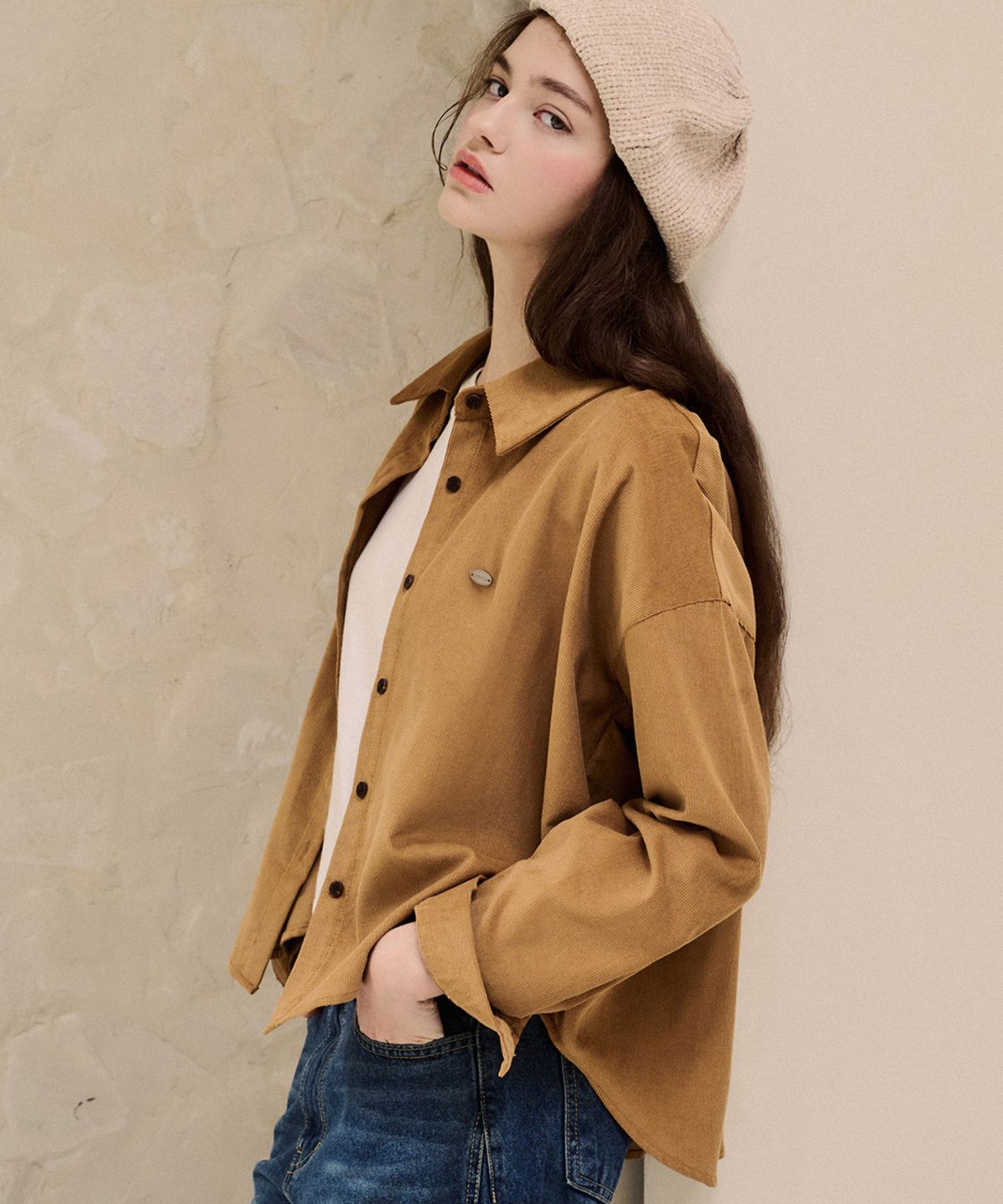 루시다(LUSIDA) 르반2 코듀로이 셔츠_4 Colors