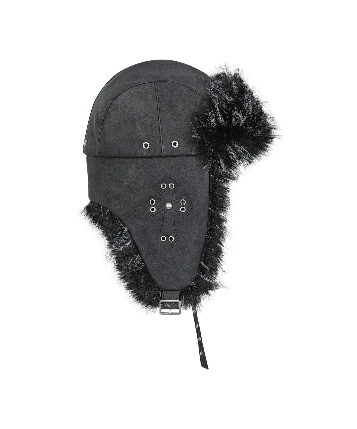 팬시클럽(FANCY CLUB) 크로스 트루퍼 햇 (BLACK) F26ZE410