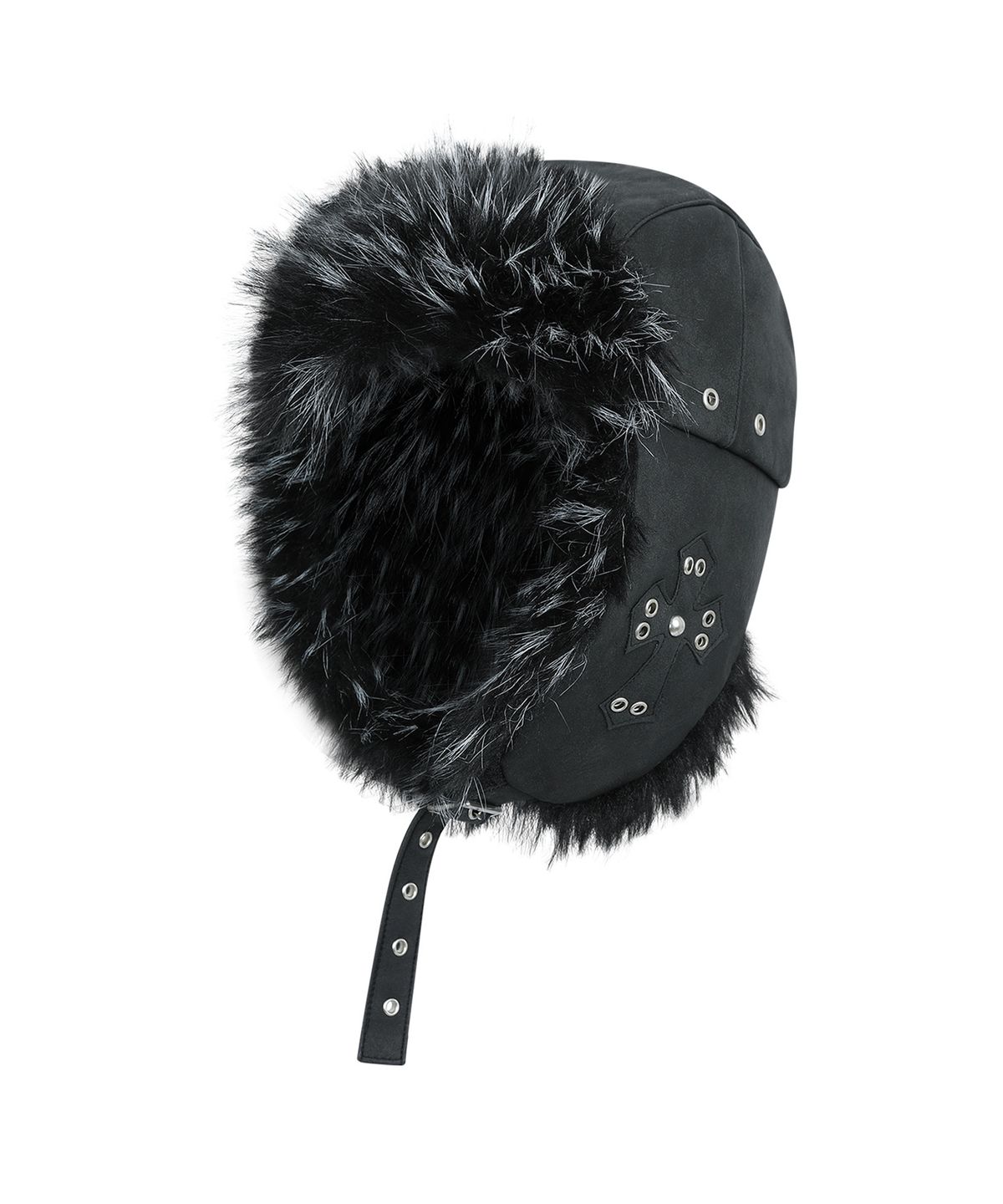 팬시클럽(FANCY CLUB) 크로스 트루퍼 햇 (BLACK) F26ZE410