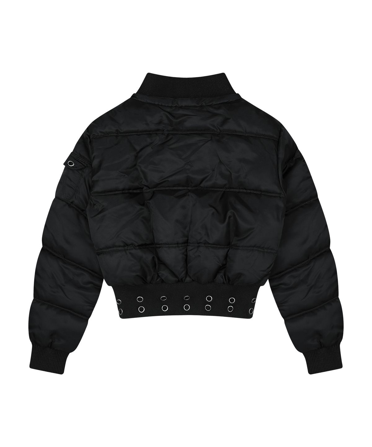 팬시클럽(FANCY CLUB) 퍼 트리밍 후드 패딩 (BLACK) F26ZA501