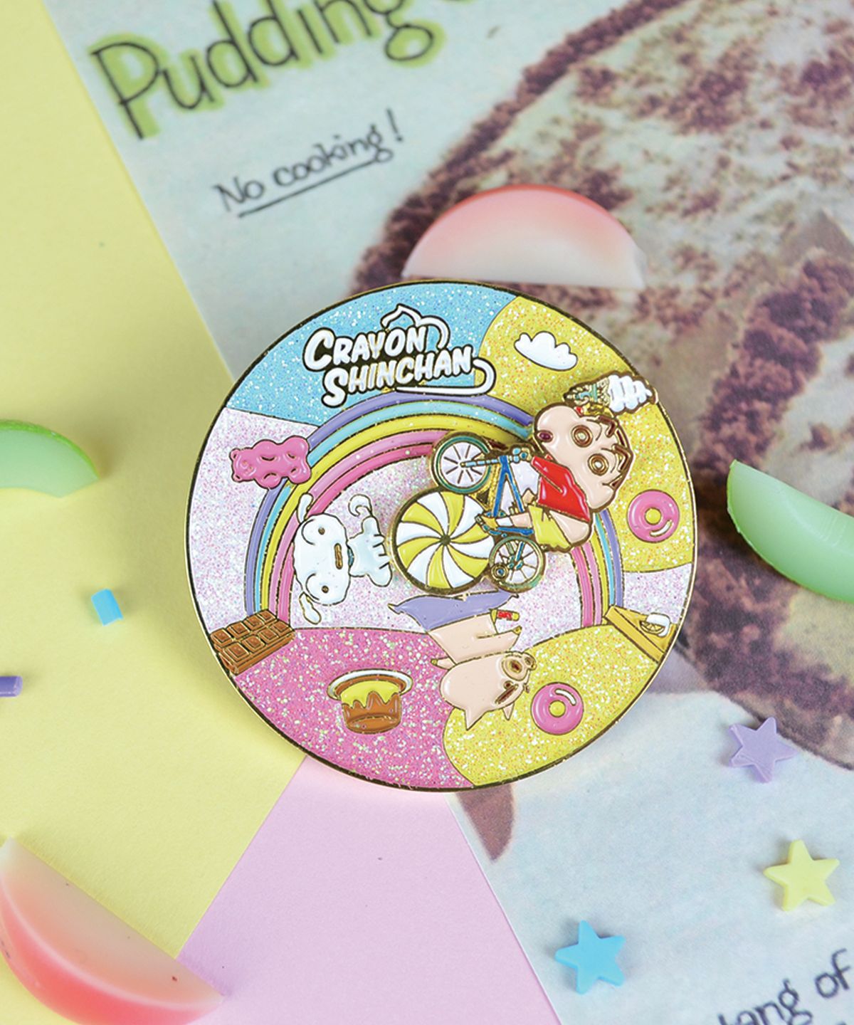 아이노케이(IKNOWK) 짱구는 못말려 짱구 뱃지 크레용 신짱 / Crayon Shin-chan Badge Keyring Series
