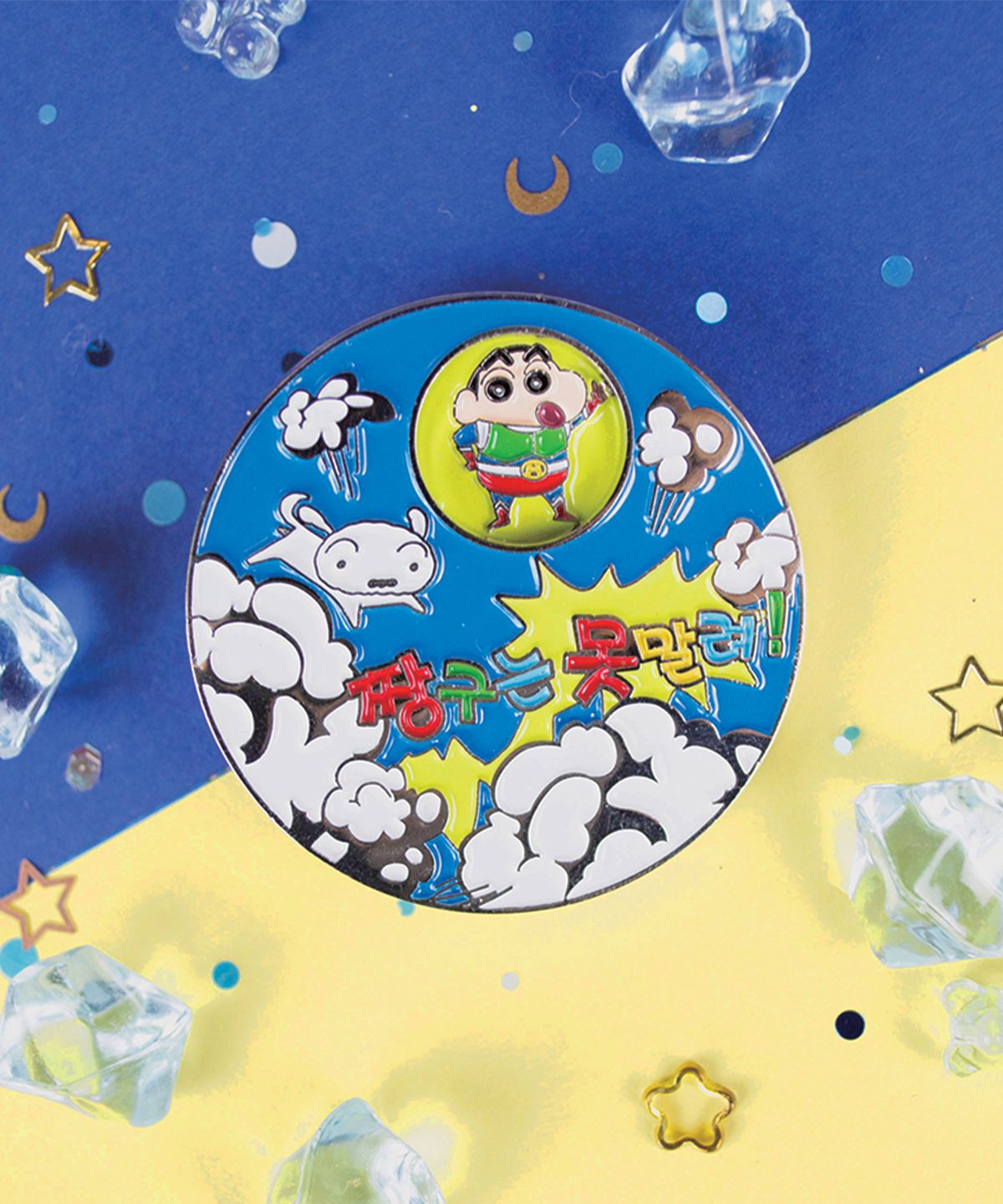 아이노케이(IKNOWK) 짱구는 못말려 짱구 뱃지 크레용 신짱 / Crayon Shin-chan Badge Keyring Series