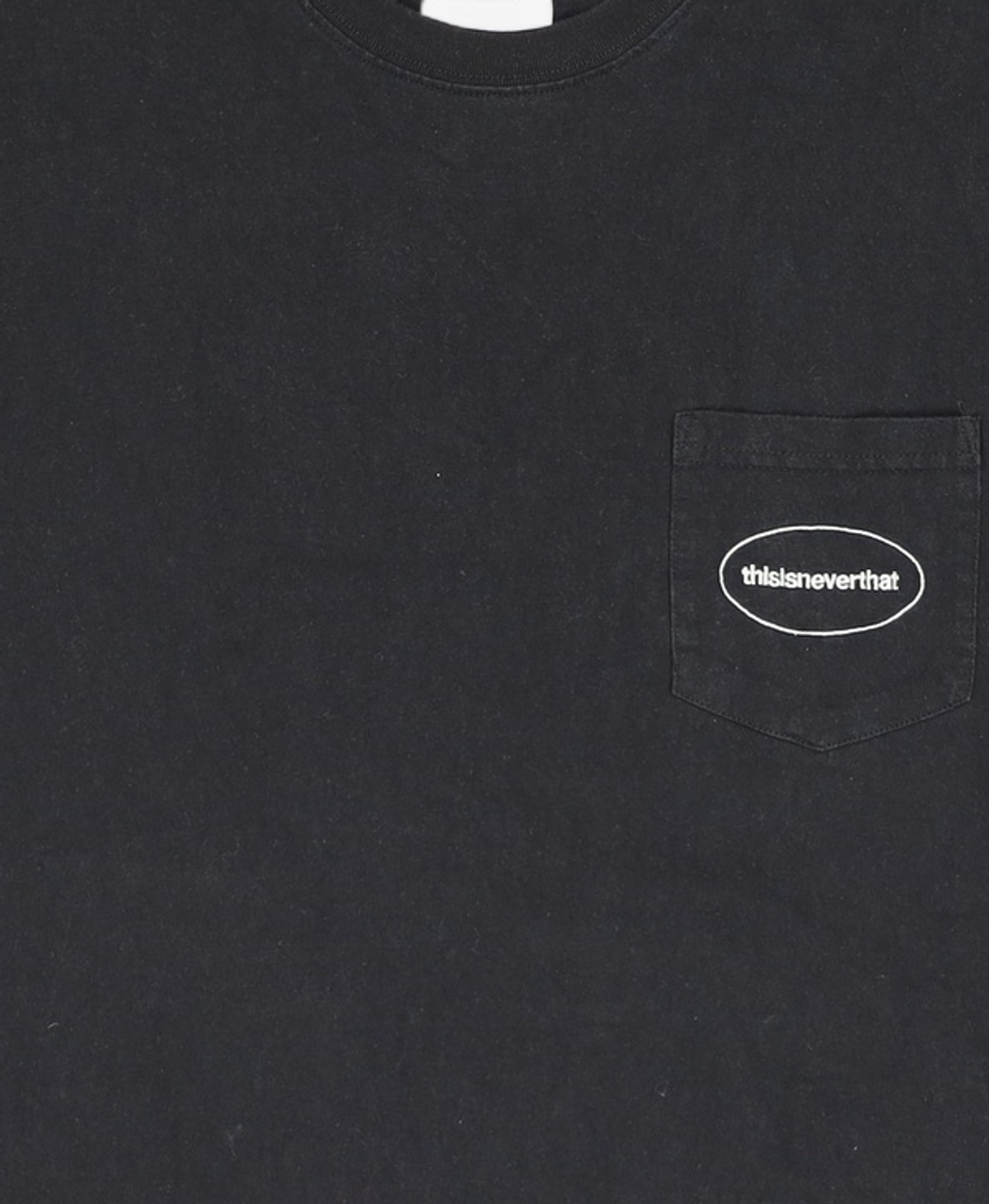 디스이즈네버댓(THISISNEVERTHAT) E/T-Logo Pocket Tee Black L