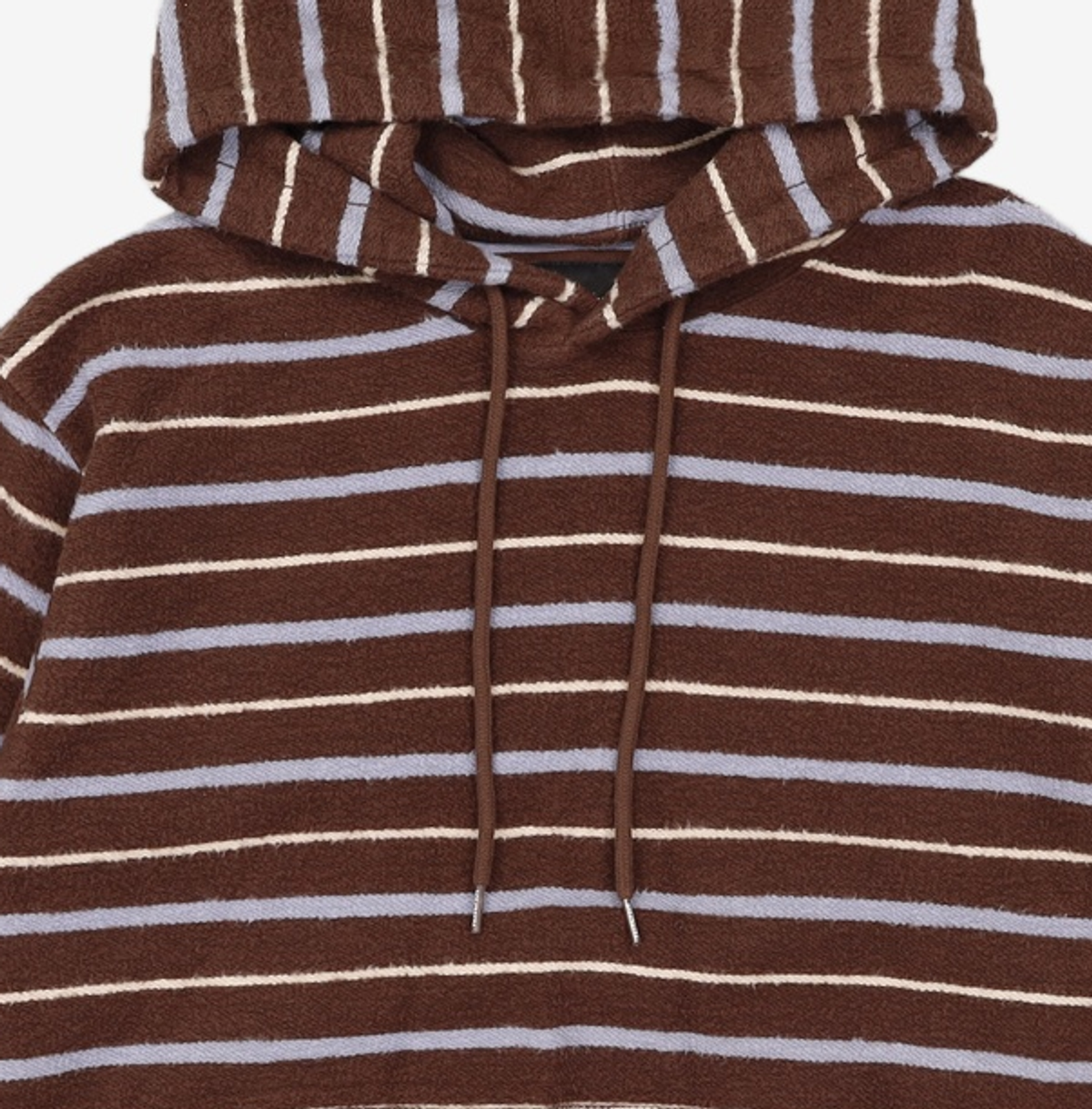 예스아이씨(YESEYESEE) Y.E.S Stripe Hoodie Brown S