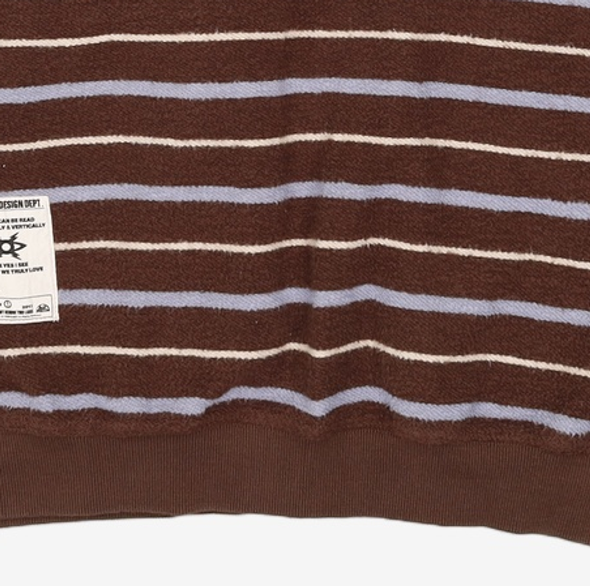 예스아이씨(YESEYESEE) Y.E.S Stripe Hoodie Brown S