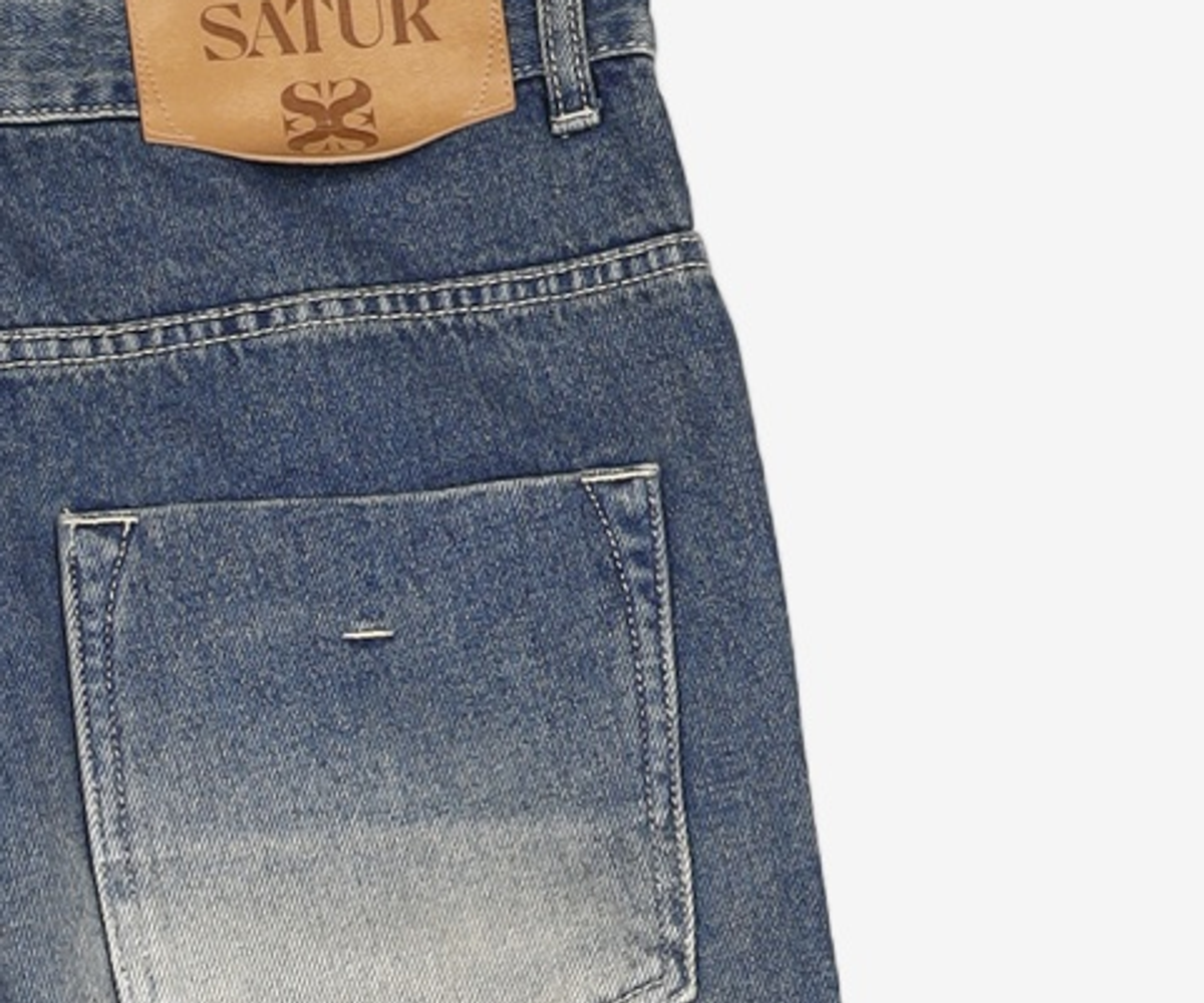 세터(SATUR) 청/데님 팬츠 S