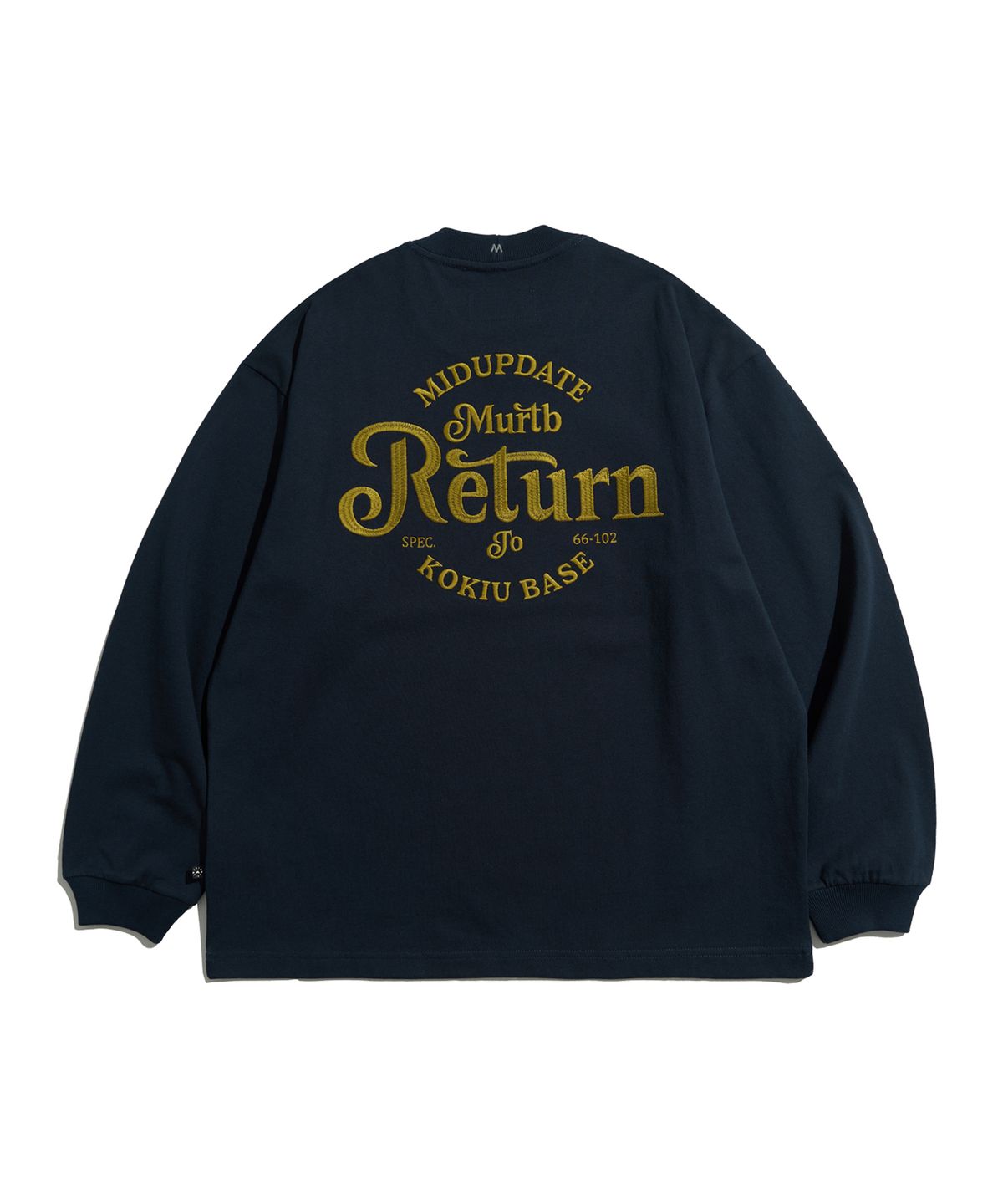 미드업데이트(MIDUPDATE) Vintage Return Graphic Long Sleeve_BL