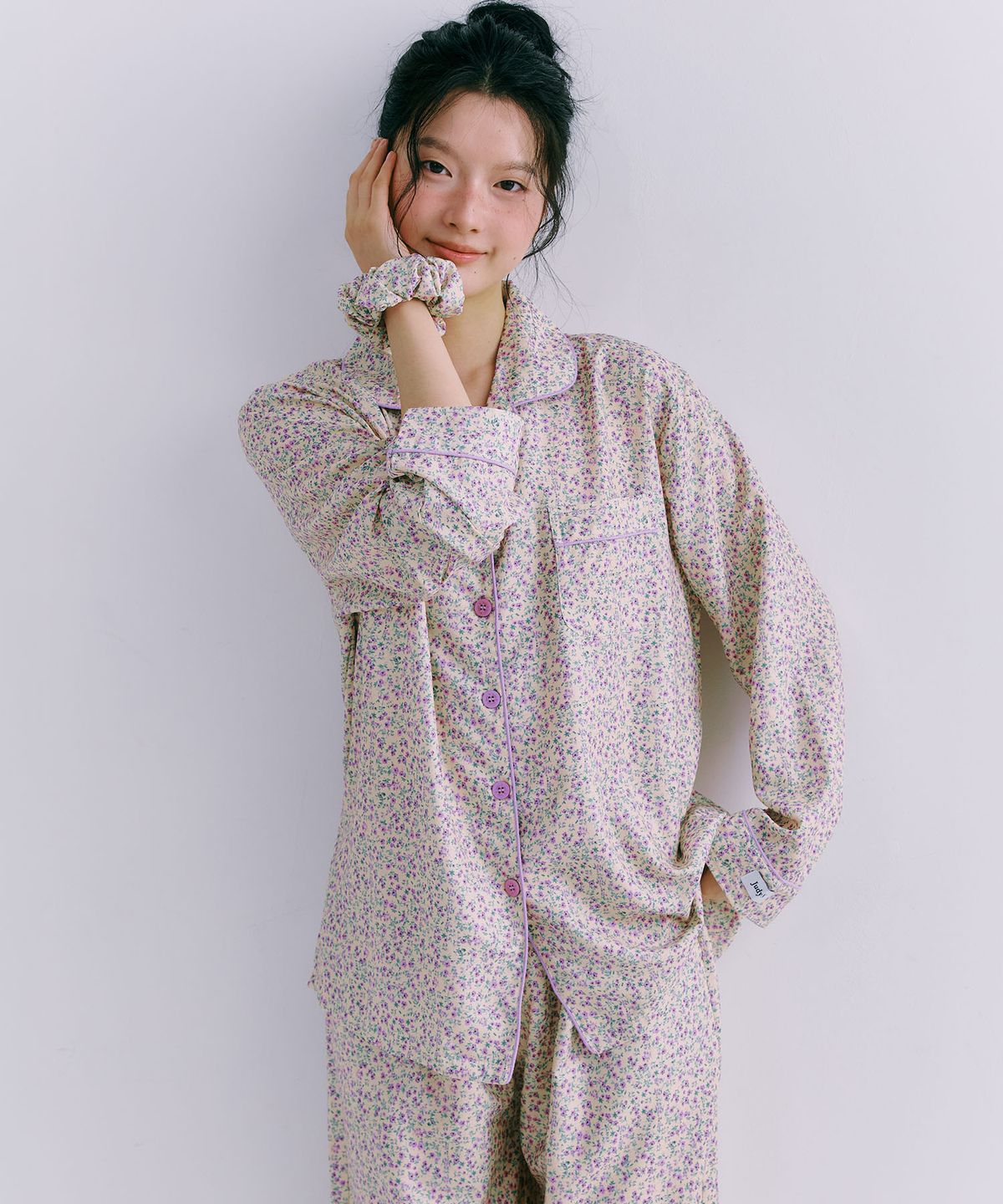 주디앤(JUDYN) 라일리 여성 긴팔 잠옷 파자마 세트