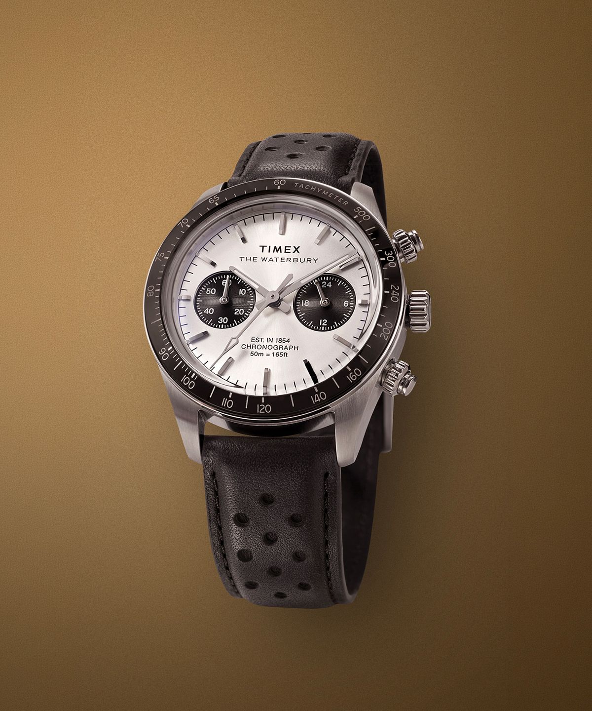 타이맥스(TIMEX) 워터베리 헤리티지 크로노그래프 가죽시계 39mm