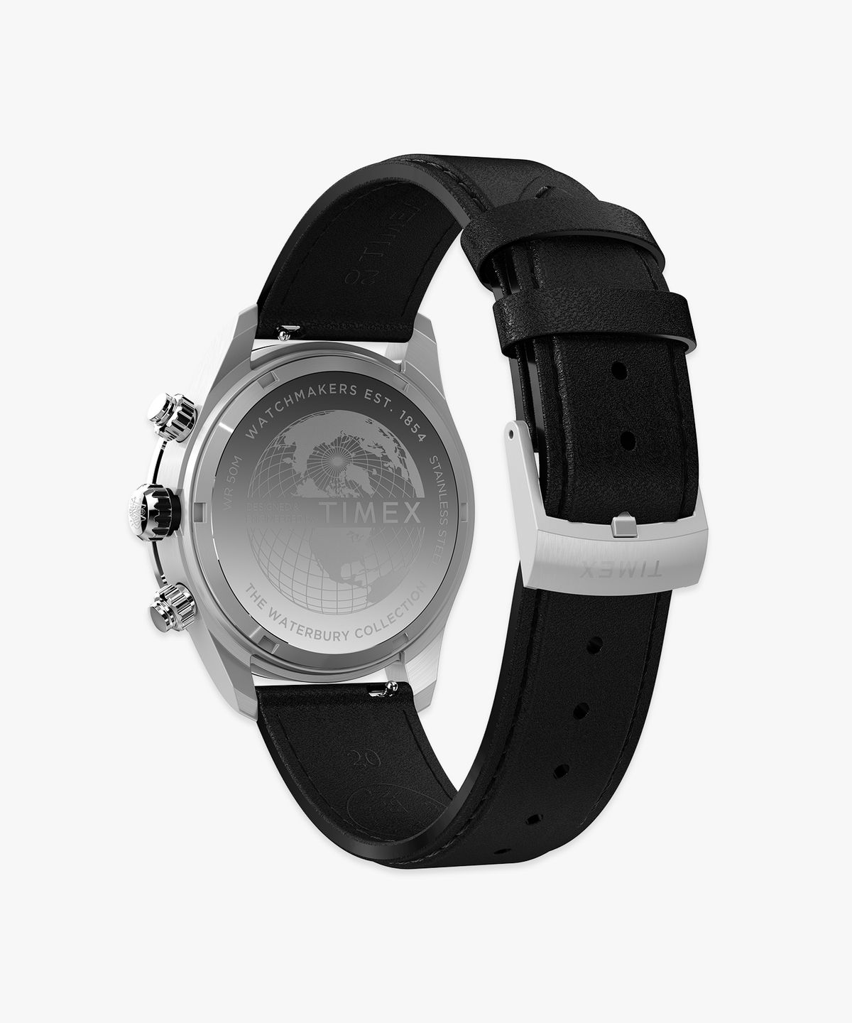 타이맥스(TIMEX) 워터베리 헤리티지 크로노그래프 가죽시계 39mm