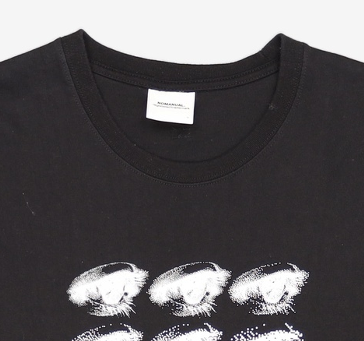노매뉴얼(NOMANUAL) E.P T-SHIRT - BLACK XL