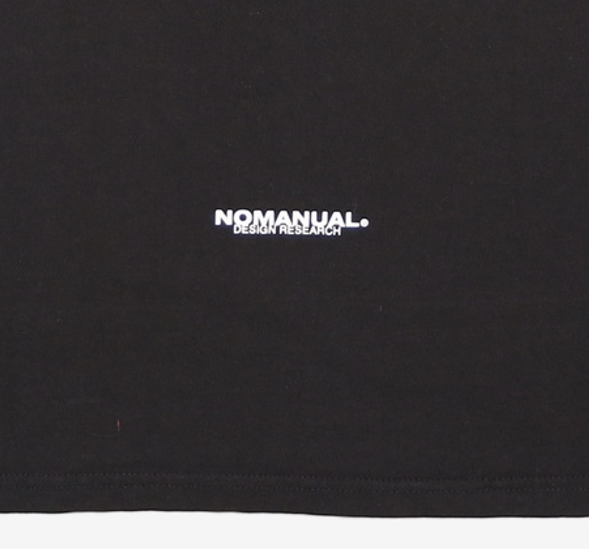 노매뉴얼(NOMANUAL) E.P T-SHIRT - BLACK XL