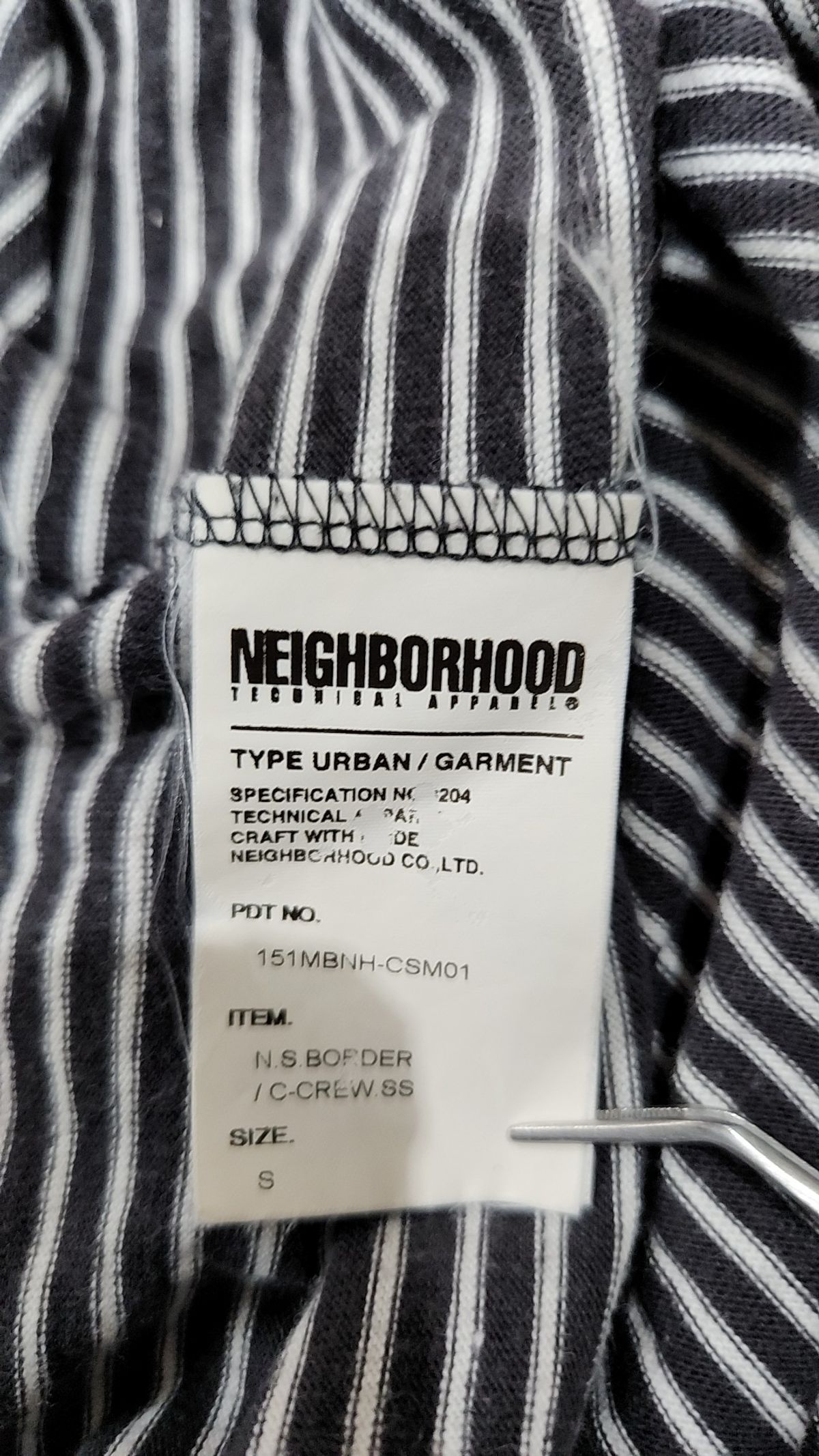 네이버후드(NEIGHBORHOOD) 반소매 티셔츠 S