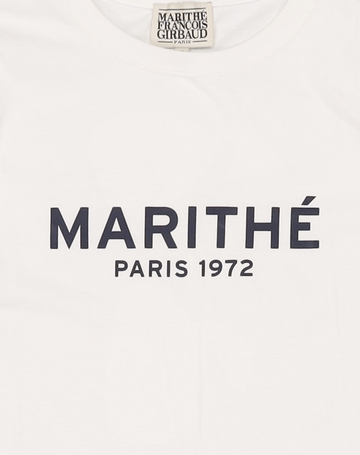마리떼 프랑소와 저버(MARITHÉ + FRANҪOIS GIRBAUD) W REGULAR LOGO TEE white S