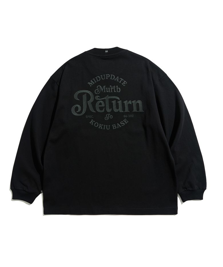 Vintage Return Graphic Long Sleeve_BLK