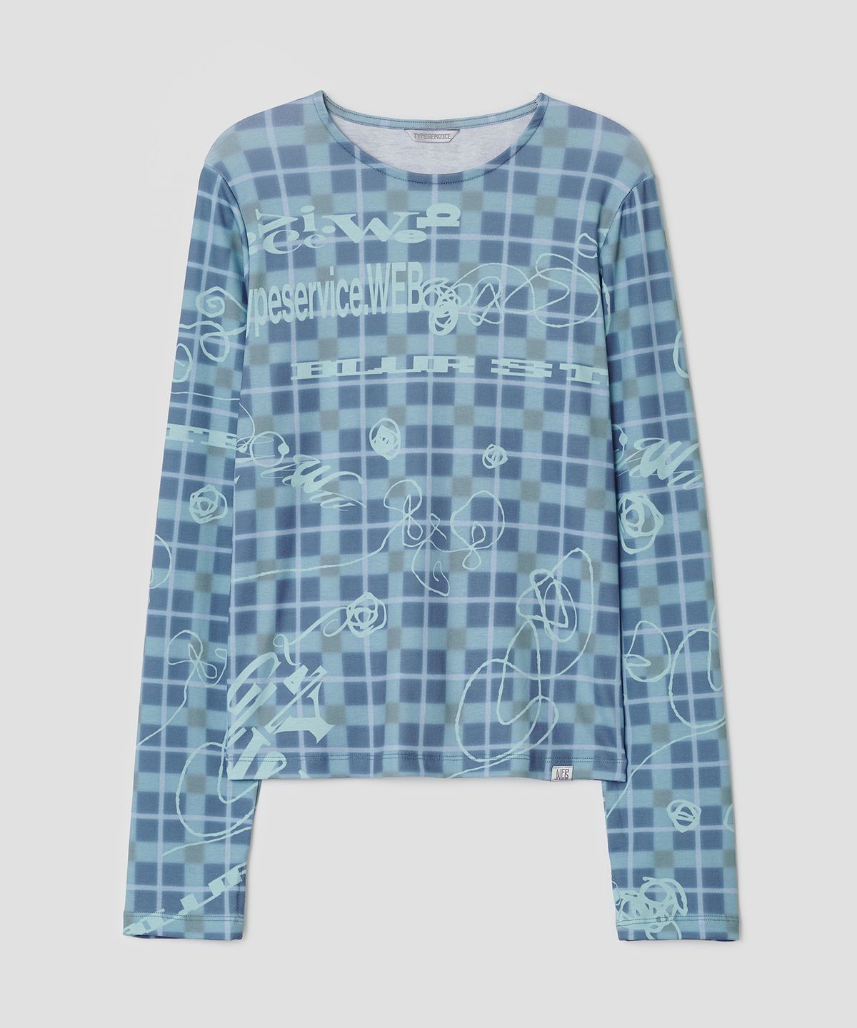 타입서비스(TYPESERVICE) Sketch Grid Top [Blue]