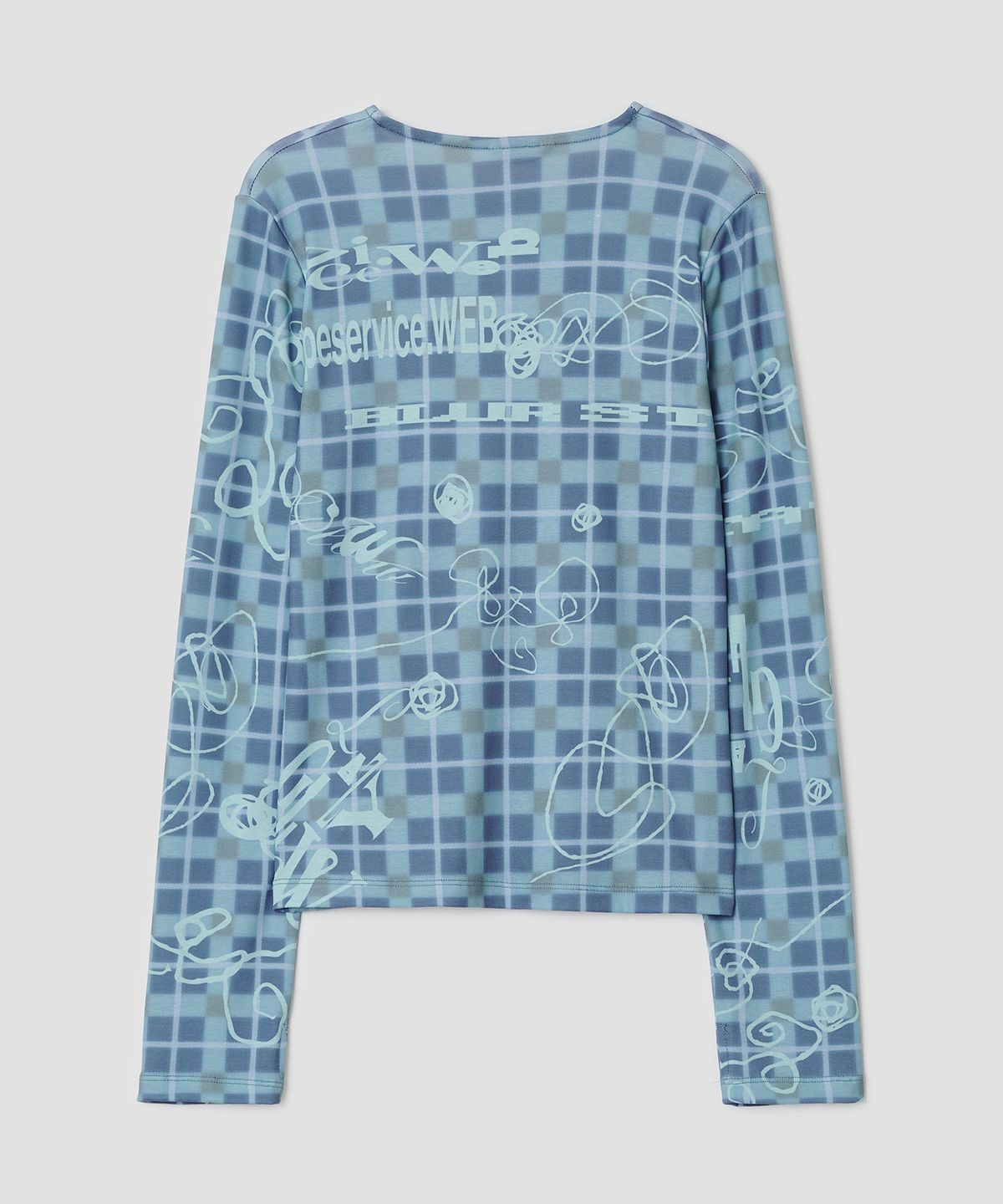 타입서비스(TYPESERVICE) Sketch Grid Top [Blue]