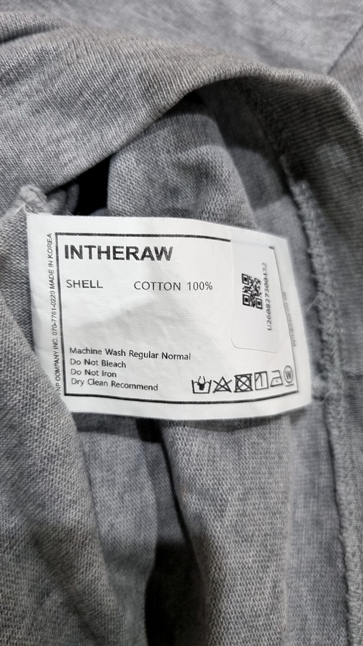 인더로우(INTHERAW) 긴소매 티셔츠 3