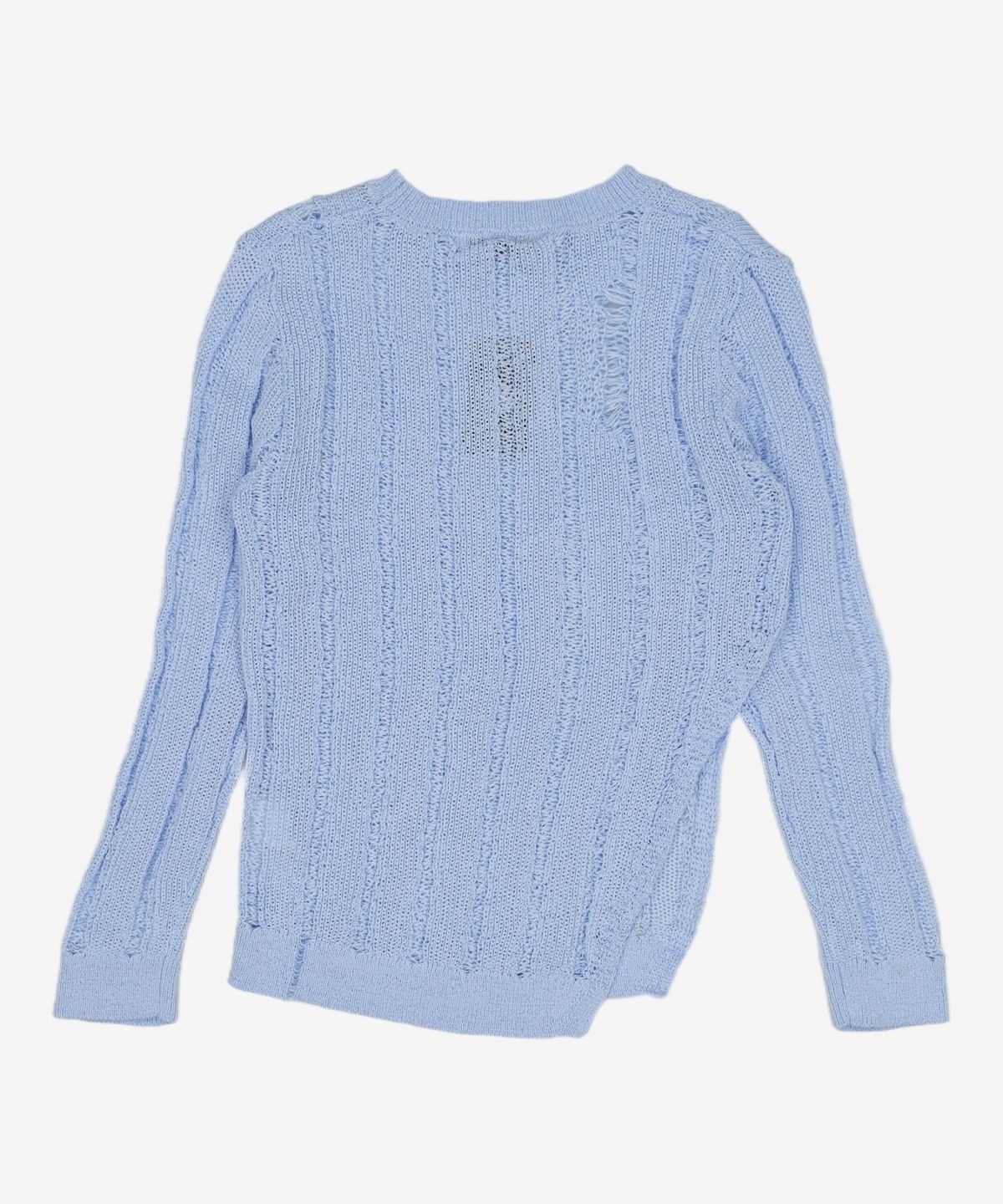 에잇세컨즈(8SECONDS) Sheer Longsleeve Knit  Sky blue (153551MQ1Q) M