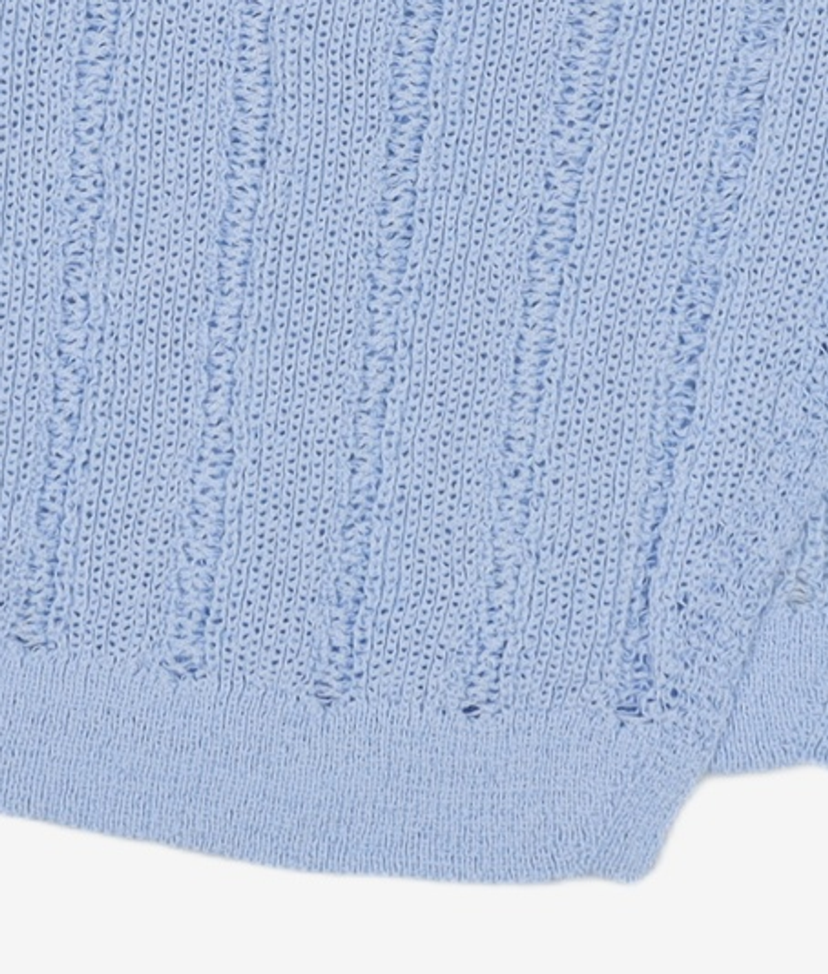 에잇세컨즈(8SECONDS) Sheer Longsleeve Knit  Sky blue (153551MQ1Q) M
