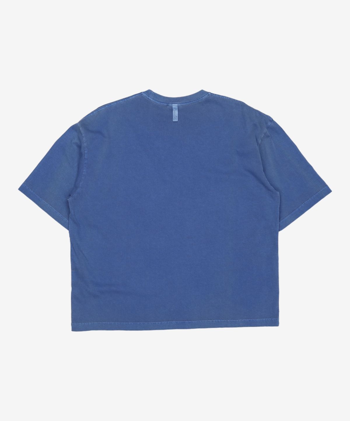 노매뉴얼(NOMANUAL) P.DYED BOX T-SHIRT - BLUE 100