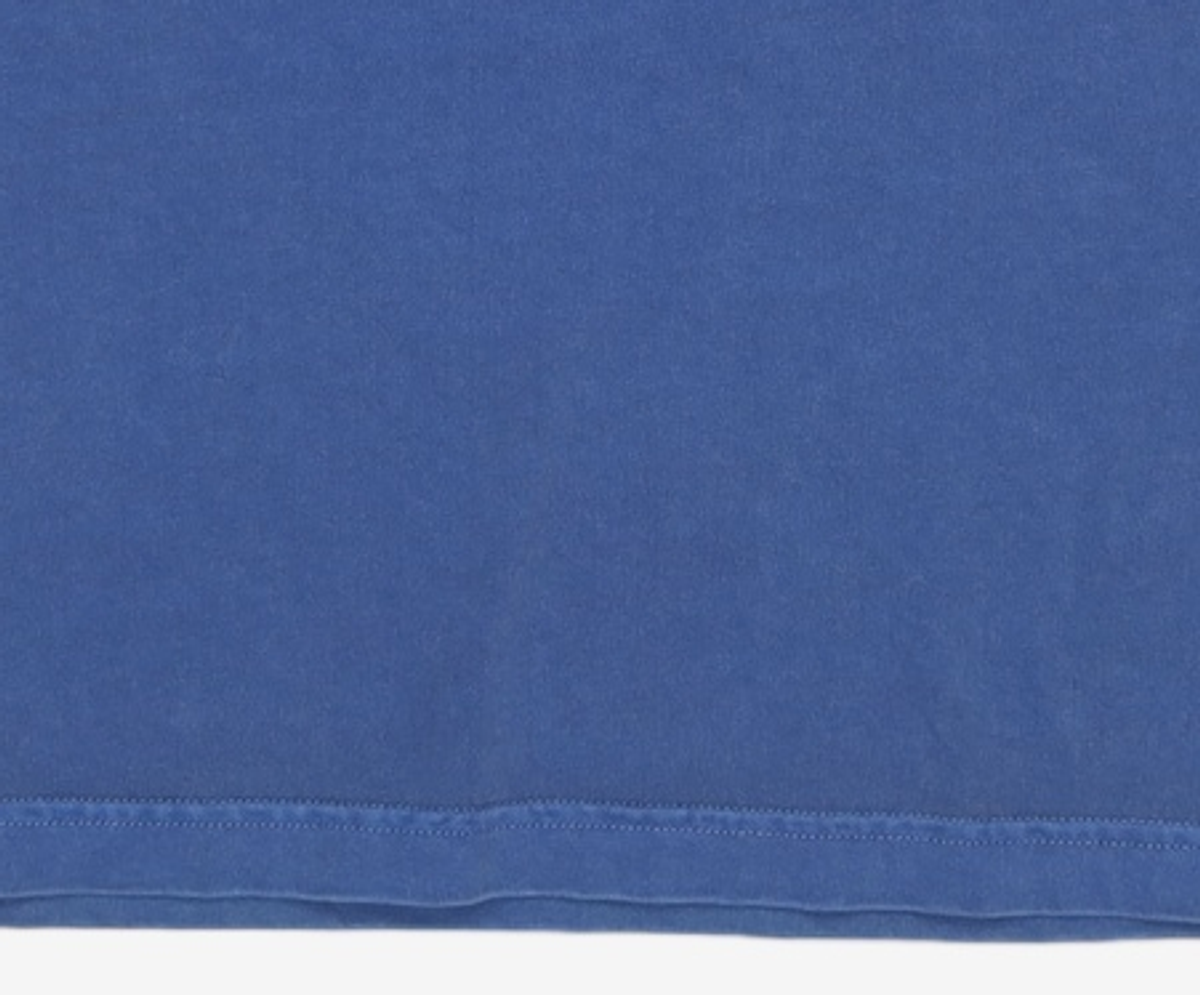 노매뉴얼(NOMANUAL) P.DYED BOX T-SHIRT - BLUE 100