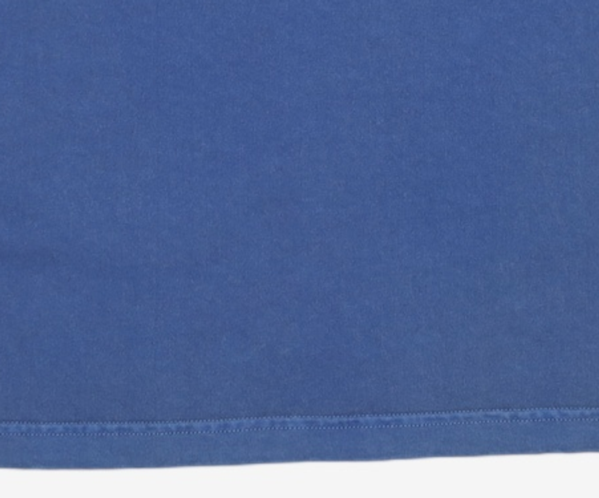 노매뉴얼(NOMANUAL) P.DYED BOX T-SHIRT - BLUE 100
