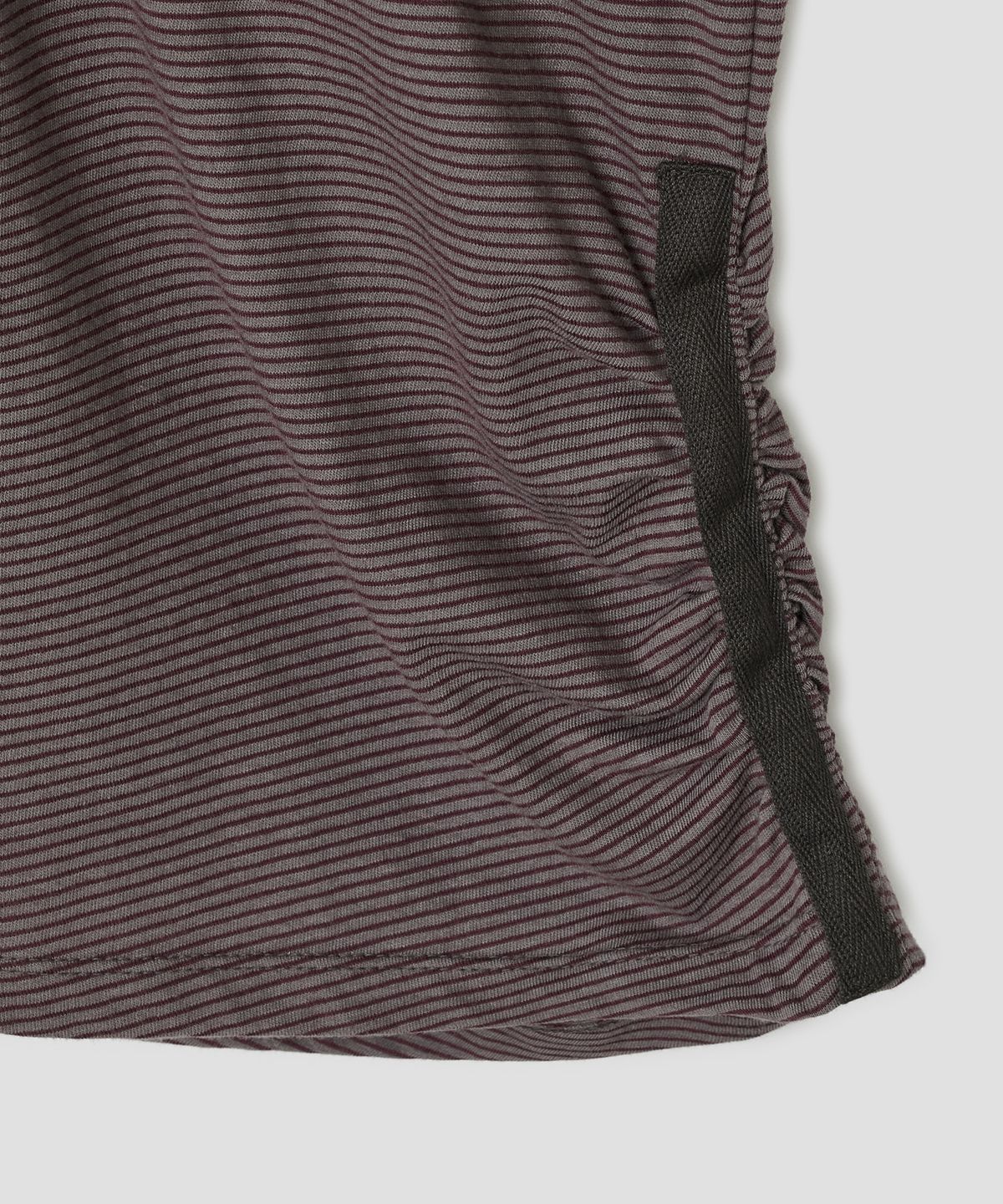 타입서비스(TYPESERVICE) Lace Up Side Trim Top [Plum]