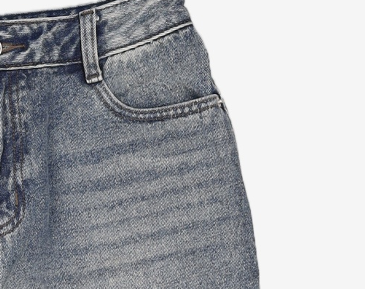 미쏘(MIXXO) 청/데님 팬츠 M