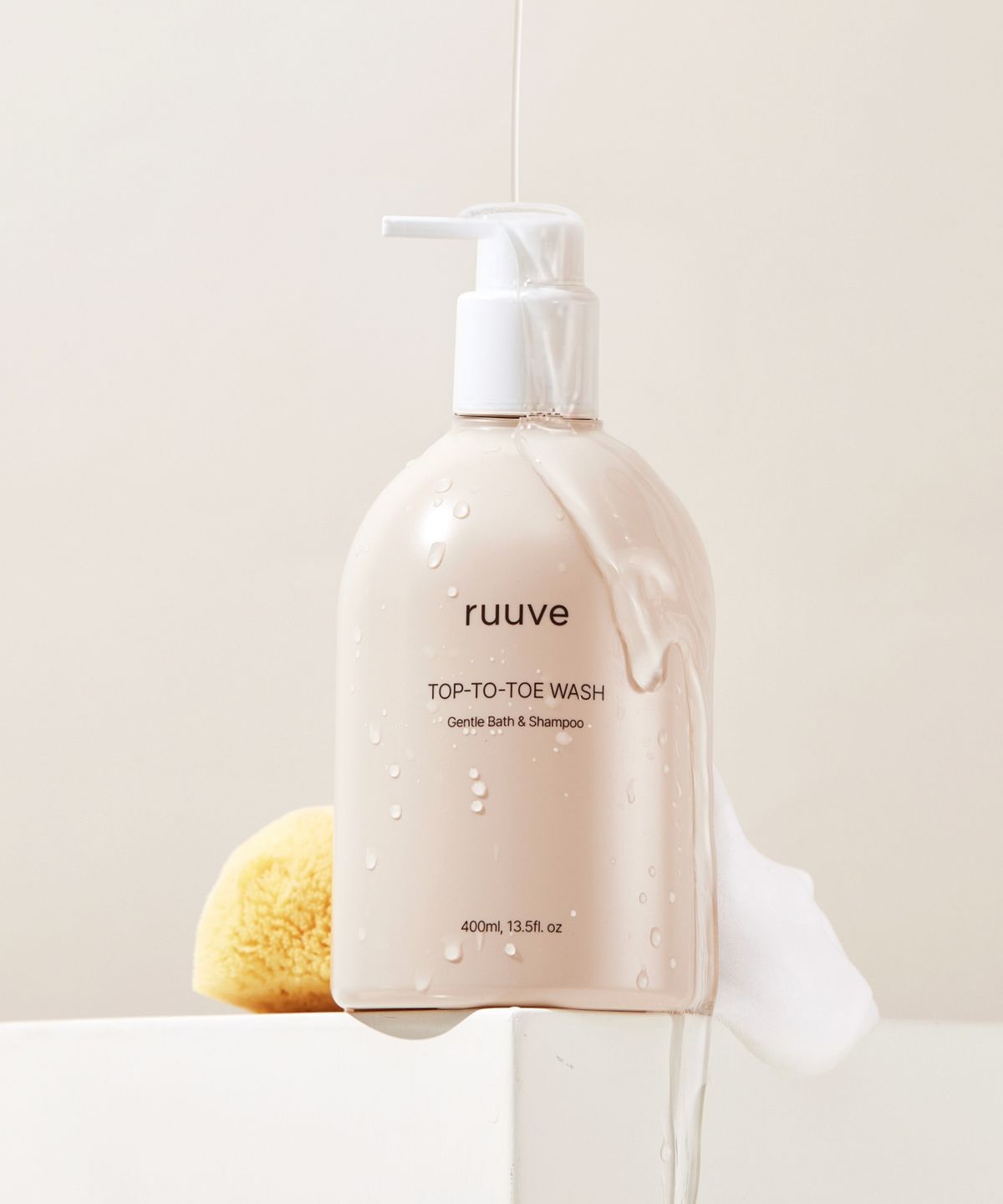 러베(RUUVE) 아기 히알루론 탑투토 워시 400ml