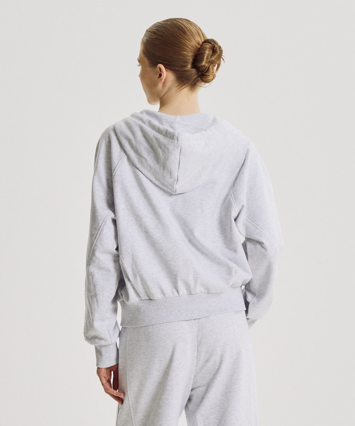 뉴발란스(NEW BALANCE) NBMDG4W912 / WOMEN 에센셜 후드집업 (L/GRAY)