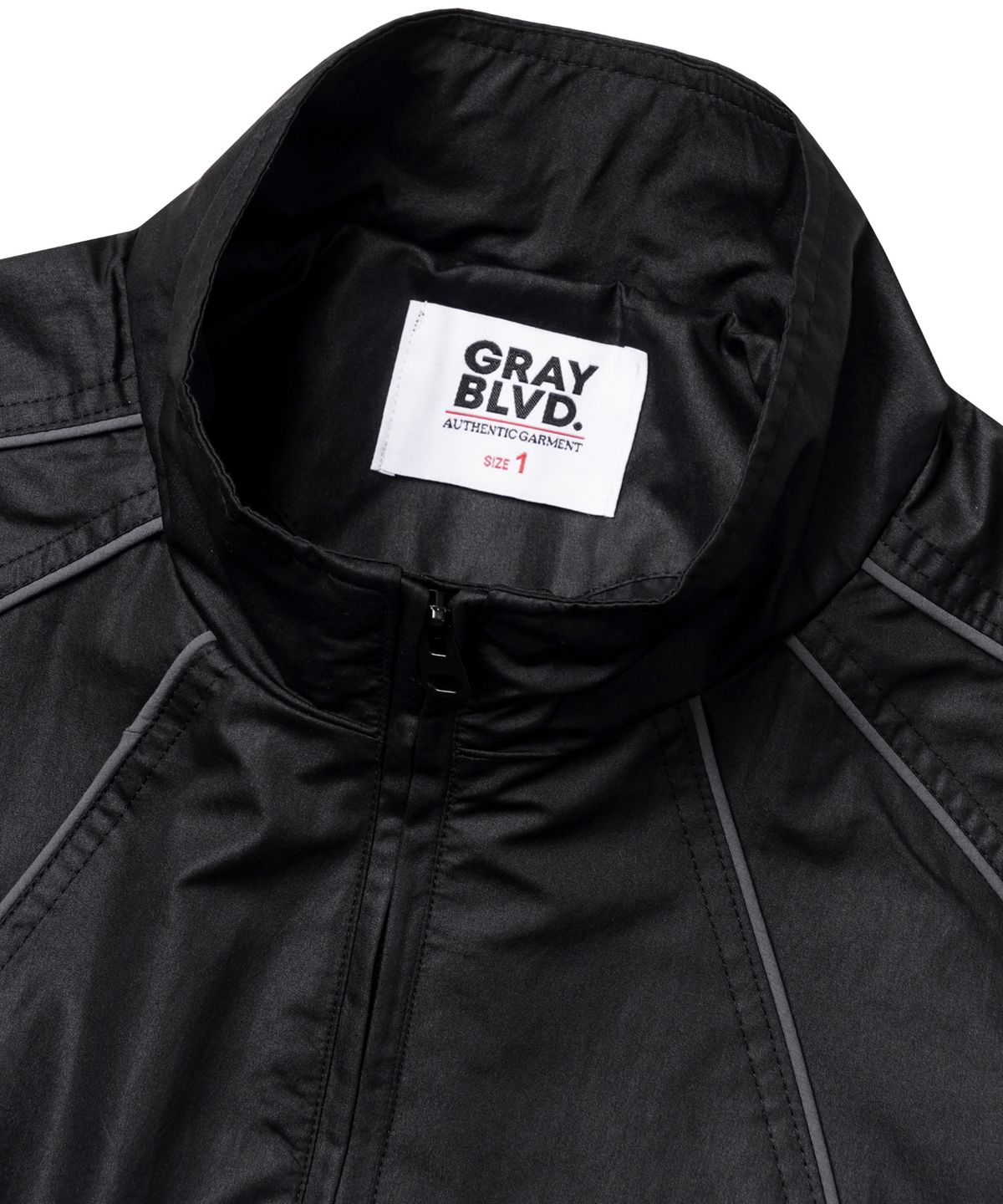 그레이블러밧(GRAYBLVD) 파코 가오리핏 바람막이 (블랙)