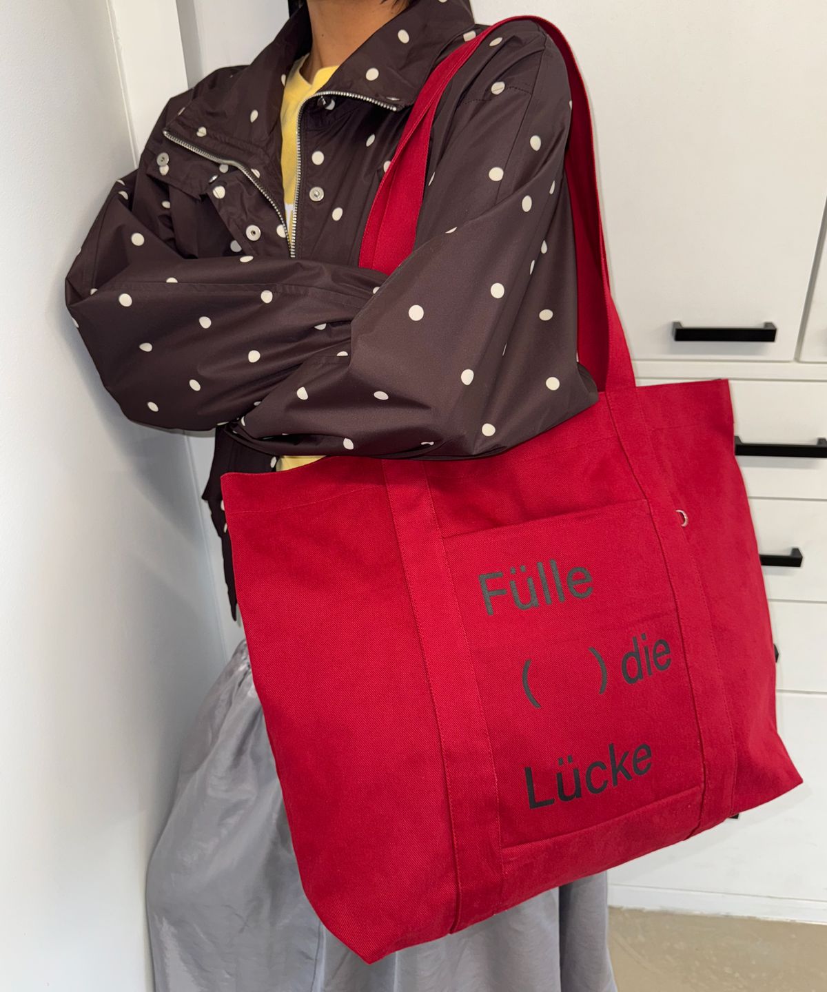 필인더블랭크(FILLINTHEBLANK) Blank Canvas Bag (red)
