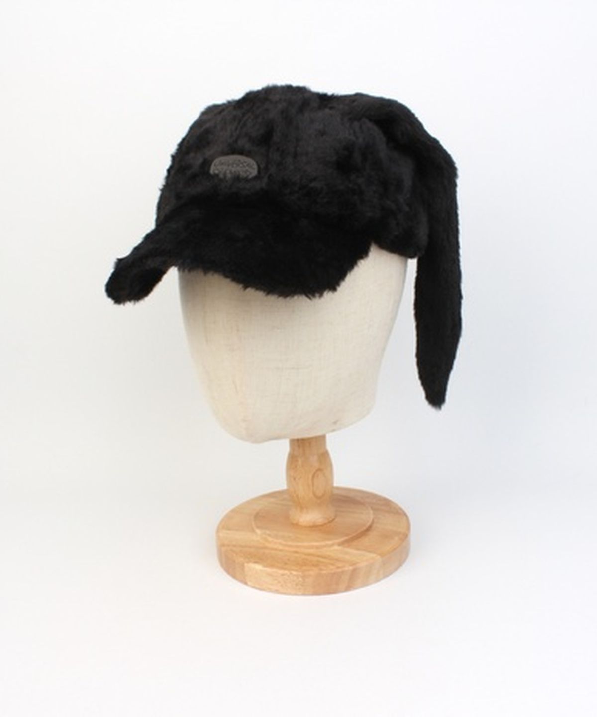 유니버셜 케미스트리(UNIVERSAL CHEMISTRY) Rabbit Fur Black Ballcap 토끼모자