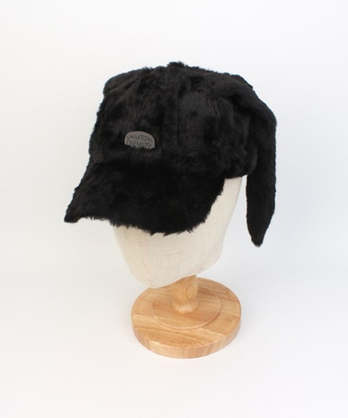 유니버셜 케미스트리(UNIVERSAL CHEMISTRY) Rabbit Fur Black Ballcap 토끼모자