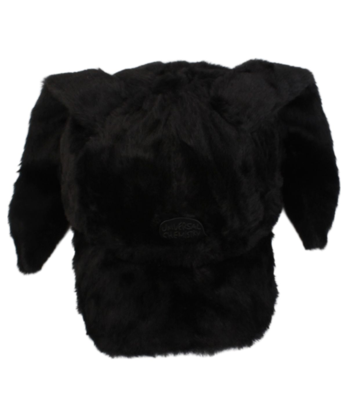 유니버셜 케미스트리(UNIVERSAL CHEMISTRY) Rabbit Fur Black Ballcap 토끼모자