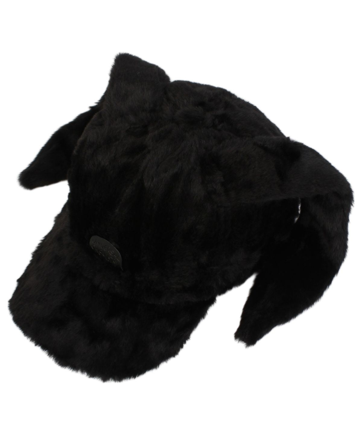 유니버셜 케미스트리(UNIVERSAL CHEMISTRY) Rabbit Fur Black Ballcap 토끼모자