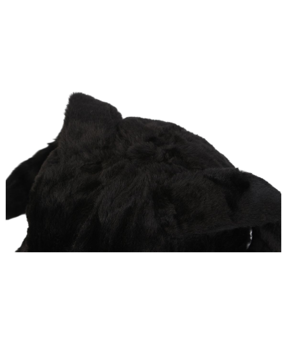 유니버셜 케미스트리(UNIVERSAL CHEMISTRY) Rabbit Fur Black Ballcap 토끼모자