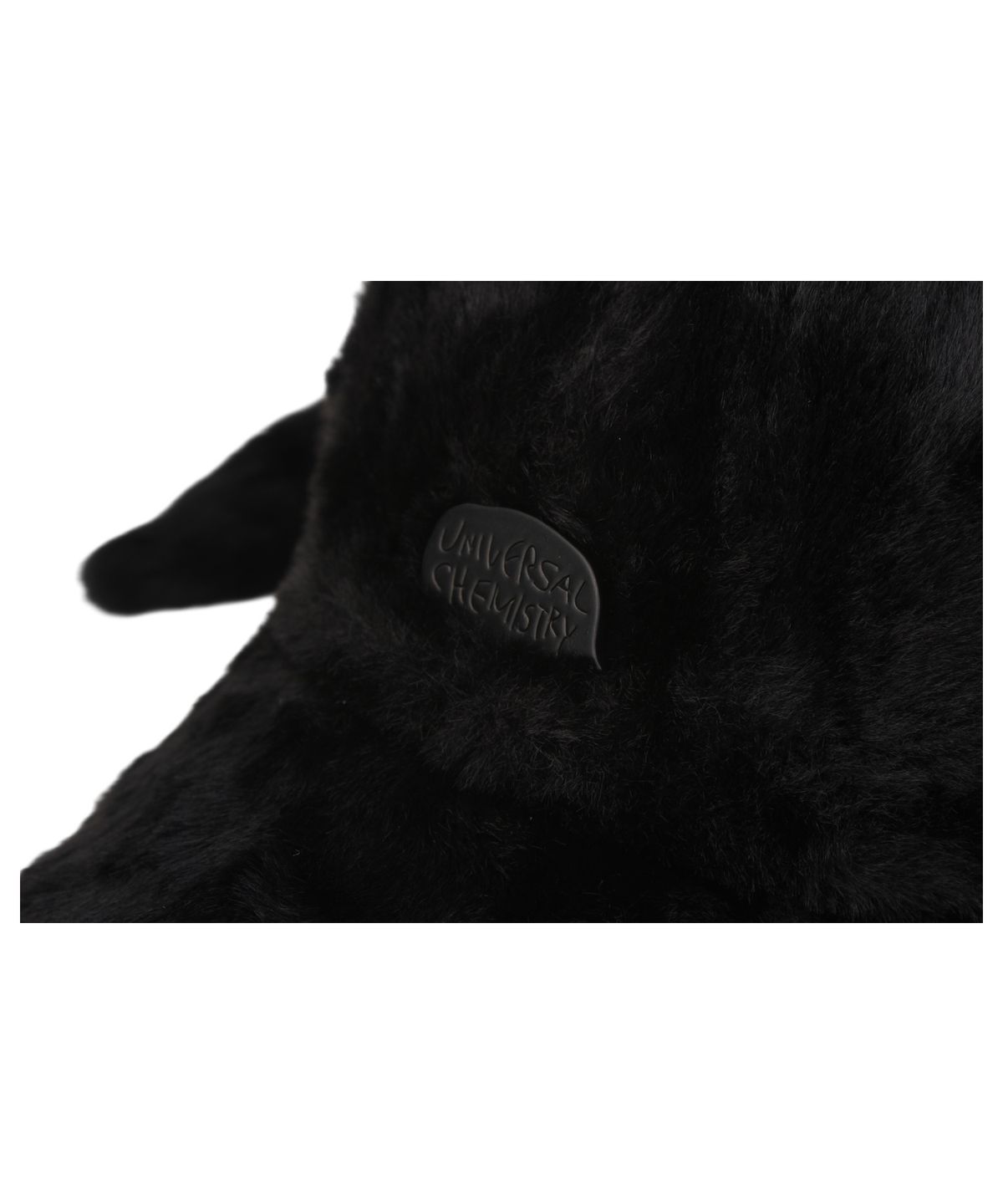 유니버셜 케미스트리(UNIVERSAL CHEMISTRY) Rabbit Fur Black Ballcap 토끼모자