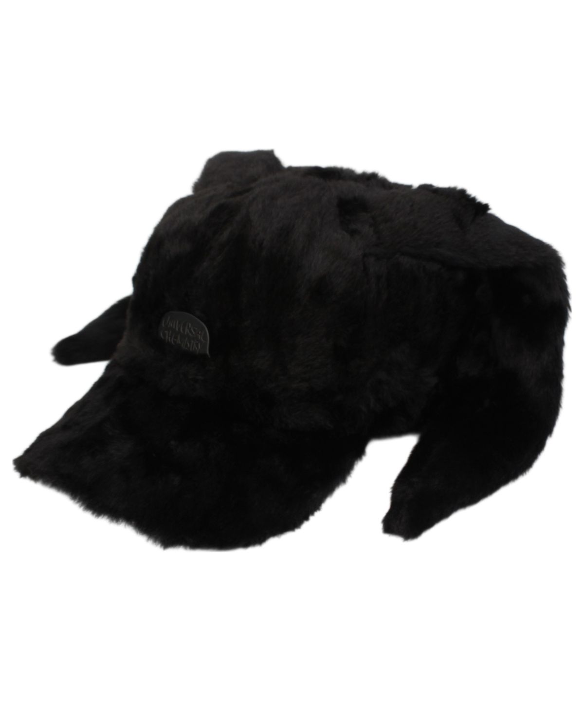 유니버셜 케미스트리(UNIVERSAL CHEMISTRY) Rabbit Fur Black Ballcap 토끼모자