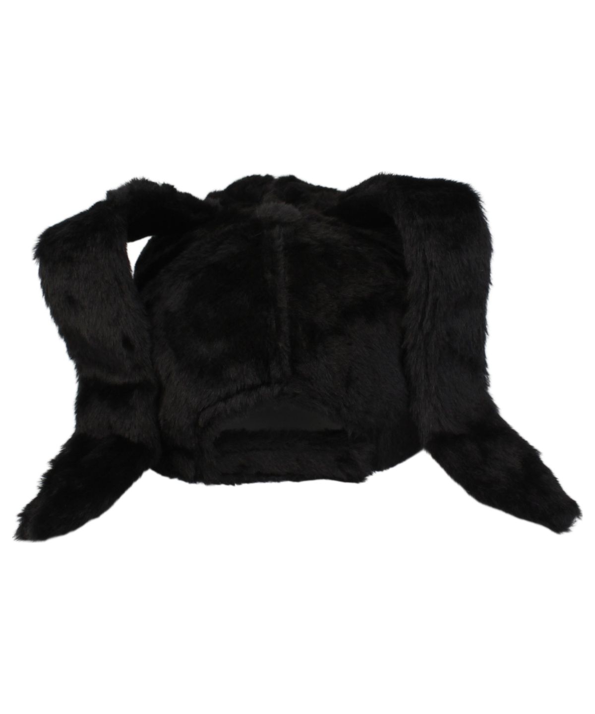 유니버셜 케미스트리(UNIVERSAL CHEMISTRY) Rabbit Fur Black Ballcap 토끼모자