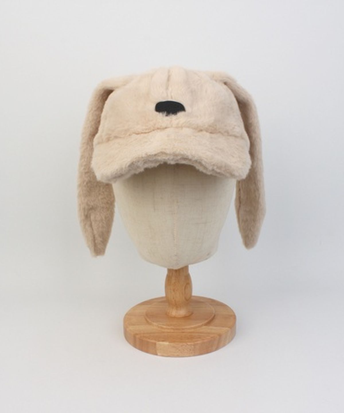 유니버셜 케미스트리(UNIVERSAL CHEMISTRY) Rabbit Fur Beige Ballcap 토끼모자