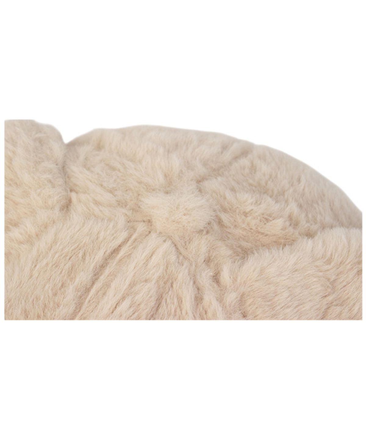 유니버셜 케미스트리(UNIVERSAL CHEMISTRY) Rabbit Fur Beige Ballcap 토끼모자